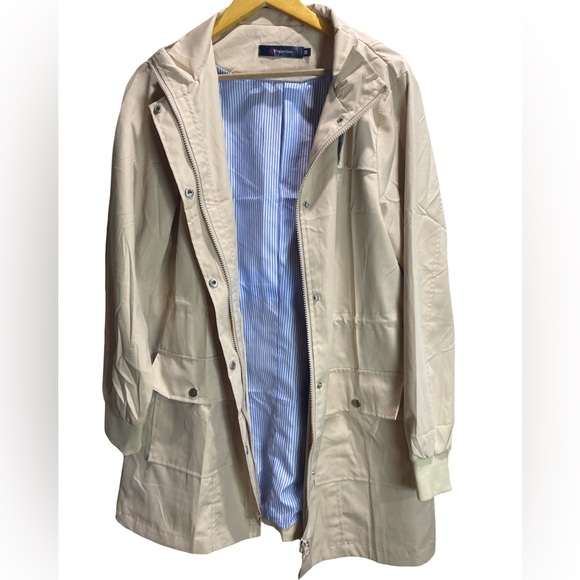 bloggerlove Jackets & Blazers - Women’s Blogger Love Long Lightweight Jacket Tan Utility Raincoat‎ Style Medium